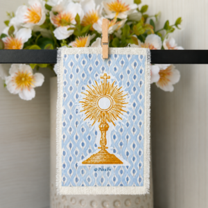 COMPLEMENTOS. tela custodia azul